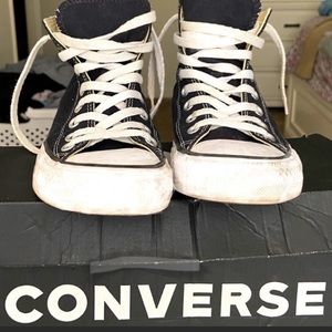 Black and White Converse